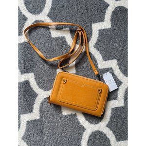 Time & Tru - Mustard Yellow Clutch/Purse - NWT